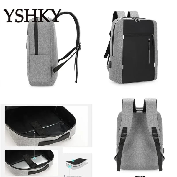 3 Pcs Bag Combo Pack - Backpack, Hand Bag, Shoulder Bag Business Laptop Backpack Set Bangladesh USB Charging Port Waterproof Travel Bag স্টাইলিশ ব্যাগ সেট (2)
