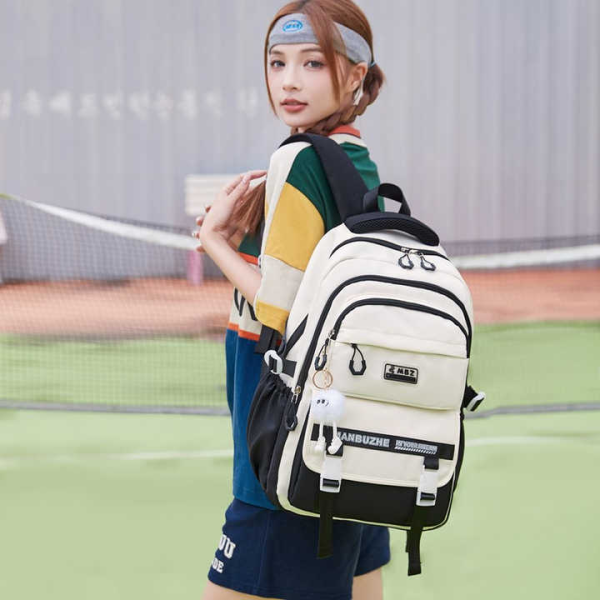Academy Style School Bag College Student Backpack 20-36L স্কুল কলেজ ব্যাগ Lightweight Book Bag Bangladesh Japan Style Backpack Black Red Sky Blue ছাত্র-ছাত্রীদের ব্যাগ