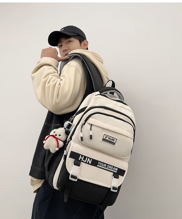 Academy Style School Bag College Student Backpack 20-36L স্কুল কলেজ ব্যাগ Lightweight Book Bag Bangladesh Japan Style Backpack Black Red Sky Blue ছাত্র-ছাত্রীদের ব্যাগ