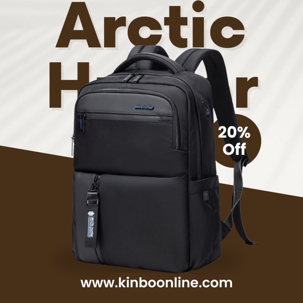 Arctic Hunter B00477 Anti-Theft Backpack ওয়াটারপ্রুফ ল্যাপটপ ব্যাগ 15.6 Best Office & Travel Bag Price in BD