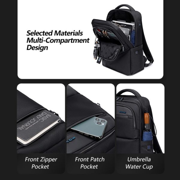 Arctic Hunter B00477 Anti-Theft Backpack ওয়াটারপ্রুফ ল্যাপটপ ব্যাগ 15.6 Best Office & Travel Bag Price in BD (1)